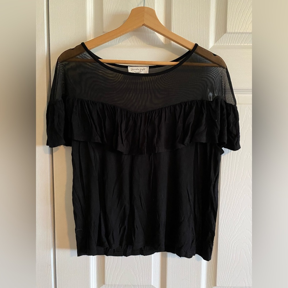 Flowy Black Top